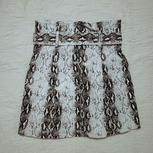 Lr Snakeskin Skirt